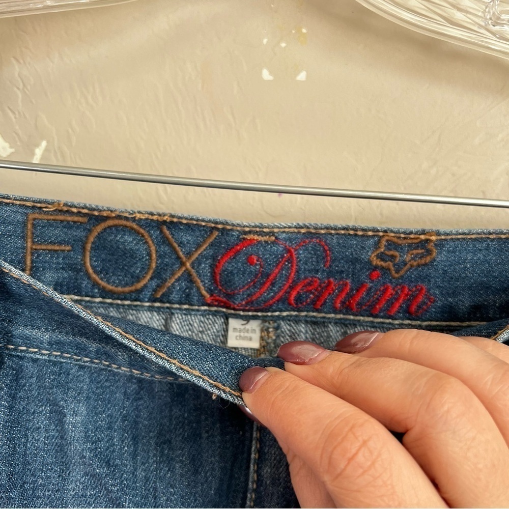 Fox Racing Denim Micro‎ Mini Skirt - Picture 6 of 10